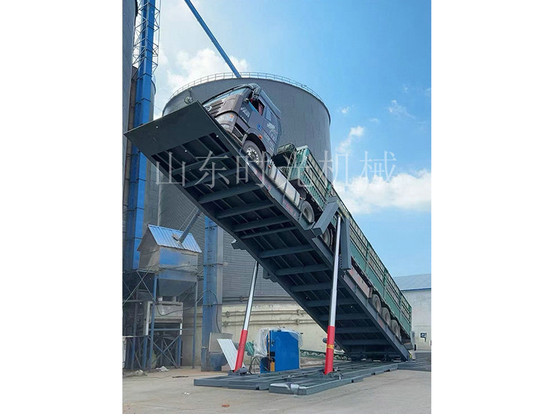 液压翻板卸车机