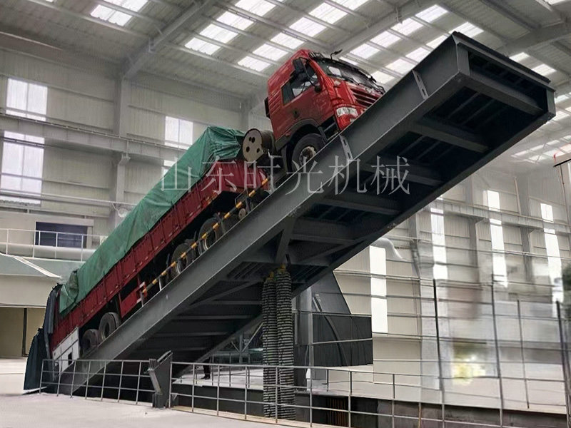 液压翻板卸车机