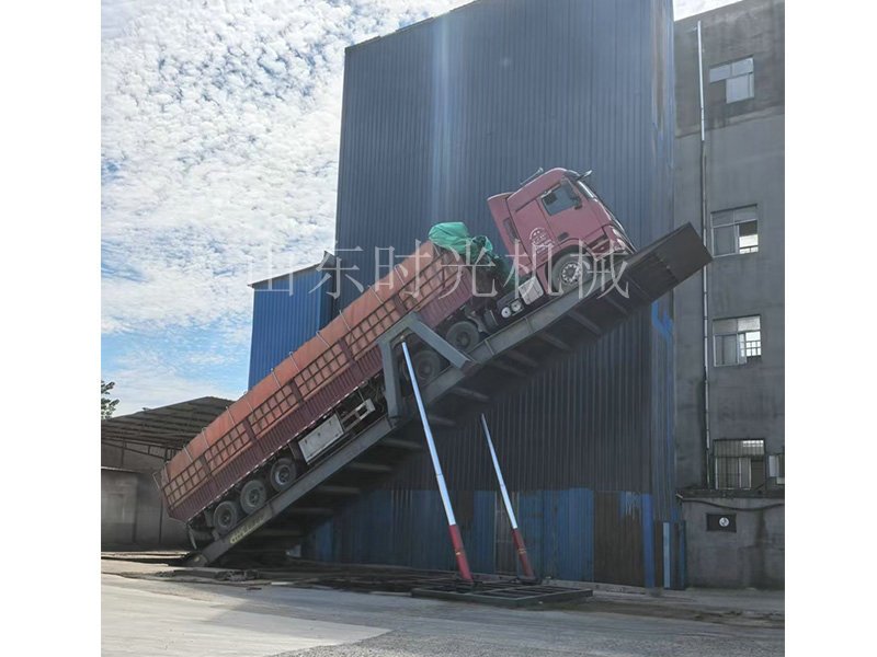 液压翻板卸车机