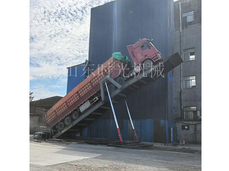 液压翻板卸车机