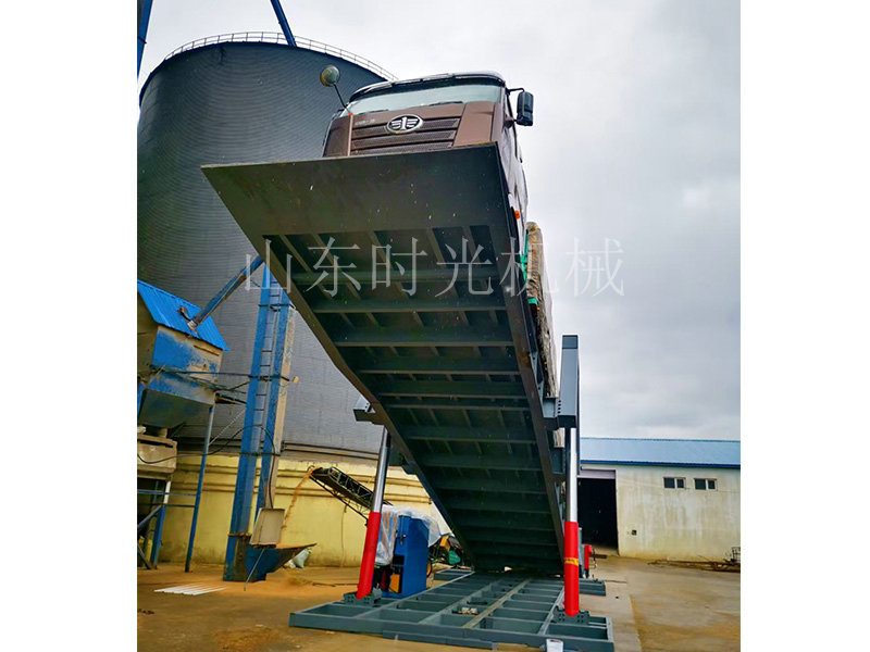 液压翻板卸车机