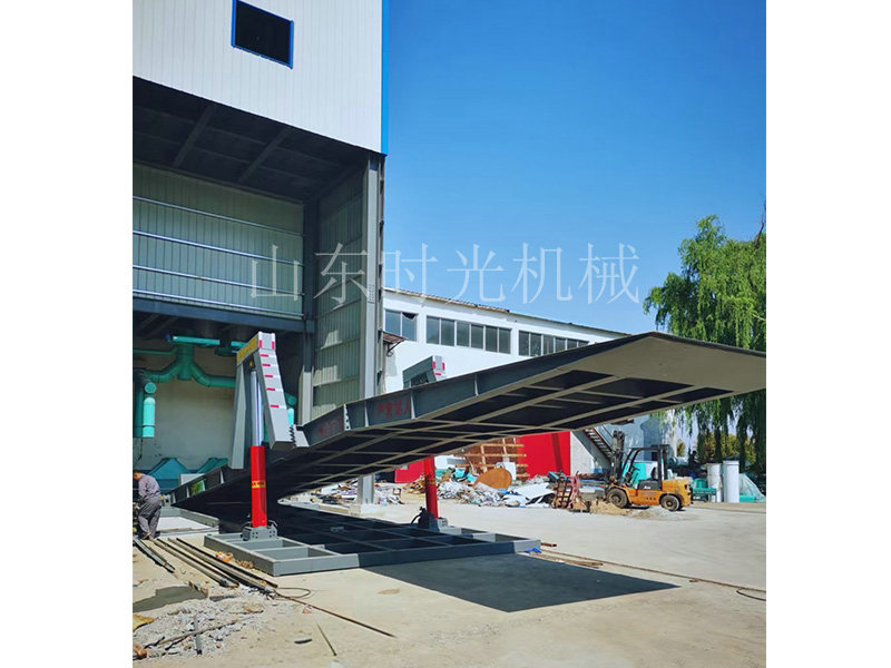 液压翻板卸车机