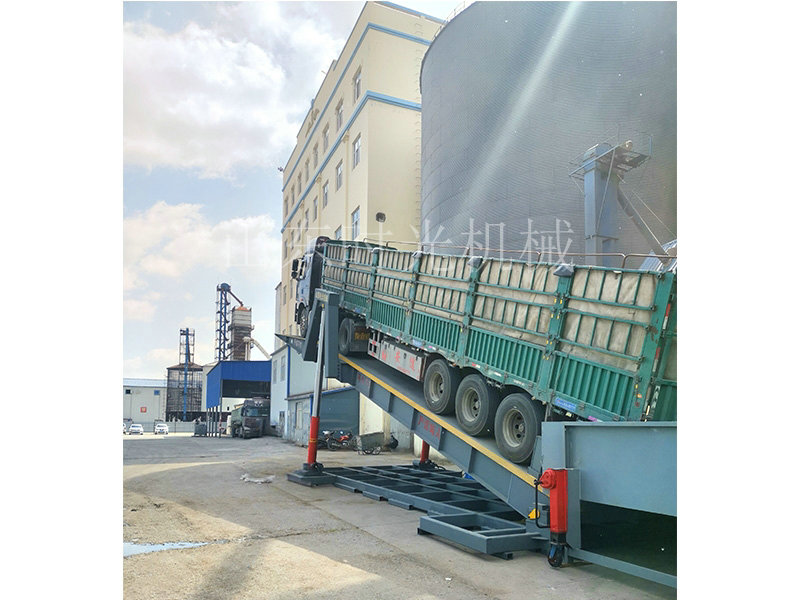 液压翻板卸车机