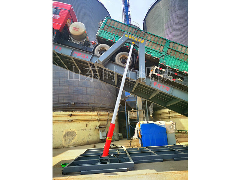 液压翻板卸车机