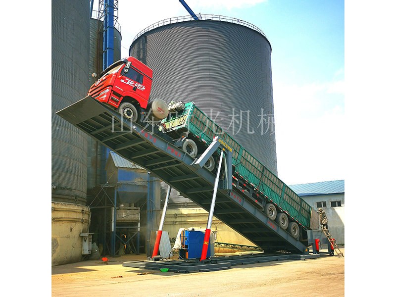 液压翻板卸车机