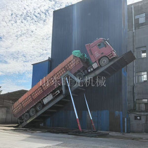 液压翻板卸车机
