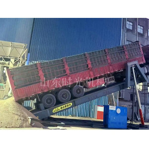 液压翻板卸车机