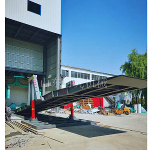 液压翻板卸车机